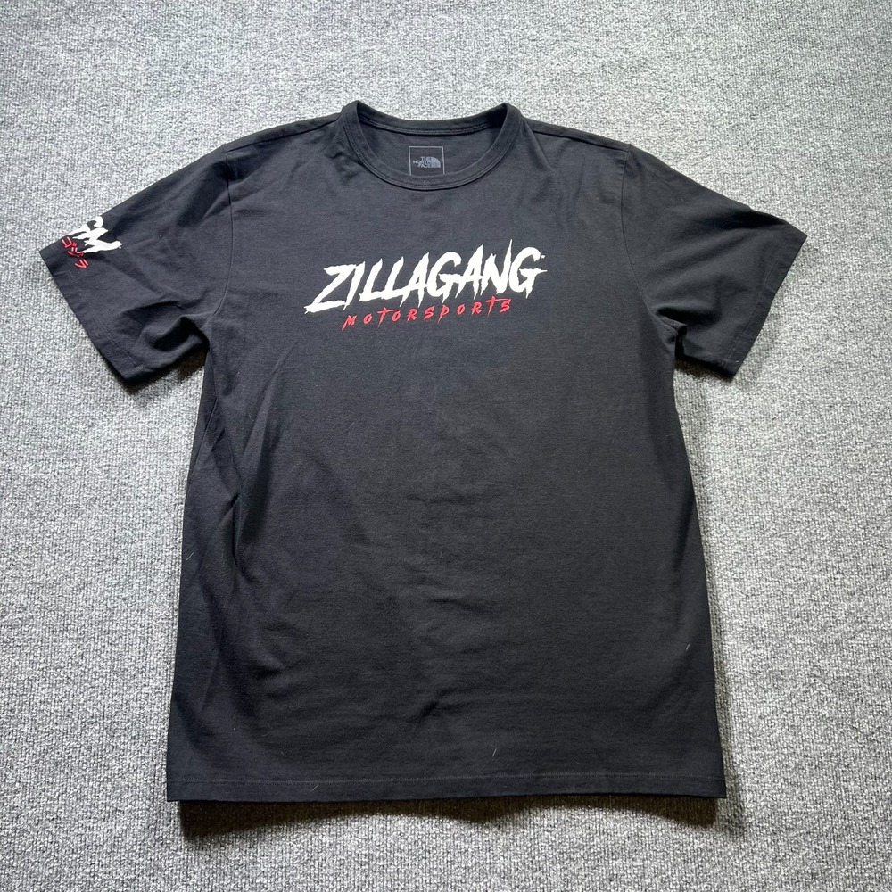 The North Face T-Shirt Mens Large Black Zillagang Motorsports Godzilla R35 GTR
